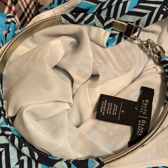 WHBM Excellent Condition, Teal/Black/White, see measurements in photos below - Picture 11 of 13